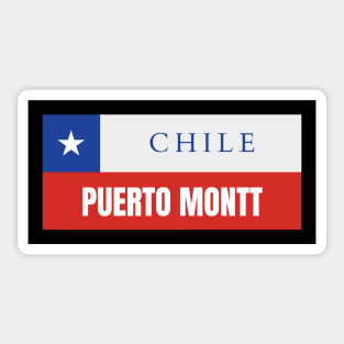 Puerto Montt City in Chile Flag Sticker